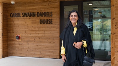 The Carol Swann-Daniels House is one of the four Colby College residence halls named after trailblazing alumnae.